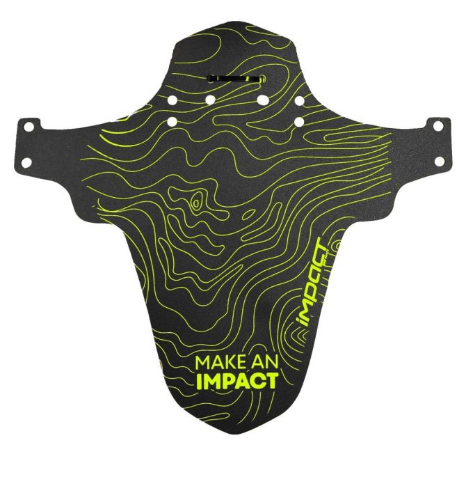 Impact MDE-35 Mtb Bisiklet Ön Çamurluk Siyah-Sarı