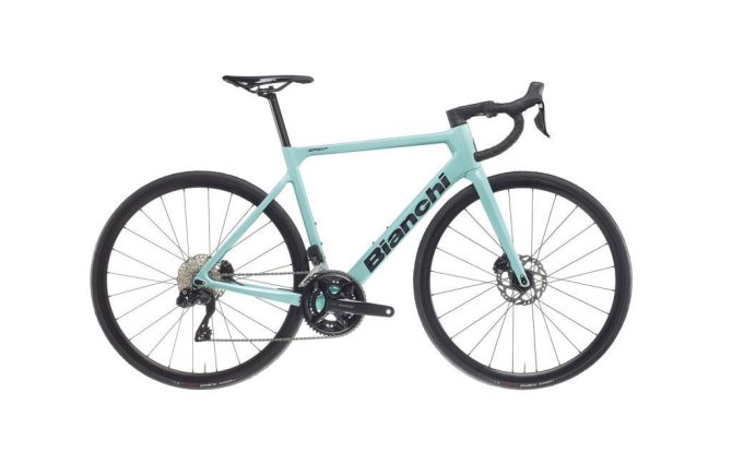 Bianchi Sprint ICR 105 Di2 Disk 12V Karbon Yol Bisikleti Celeste