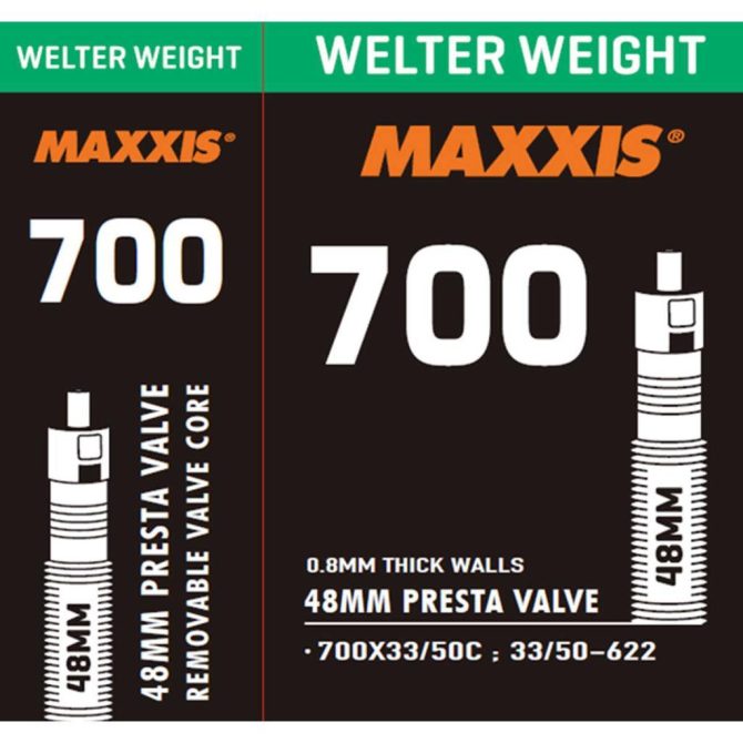 MAXXIS Welter 700X33/50C FV İnce Sibop 48mm İç Lastik