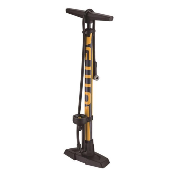 Giyo GF-55E Twin Valve Alüminyum Göstergeli Ayaklı Bisiklet Pompası 160Psi