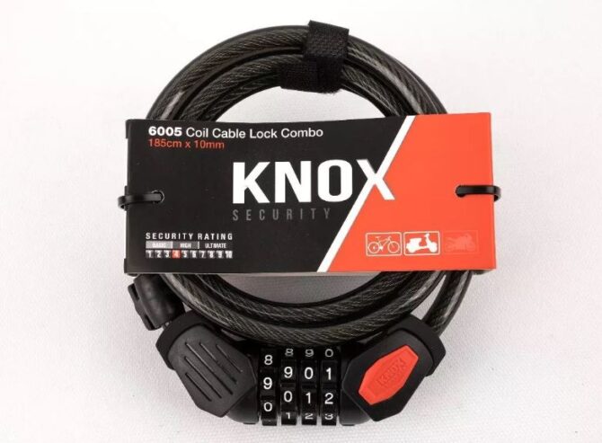 Knox 6006 Şifreli Bisiklet Kilit 185cmX12mm - Görsel 3