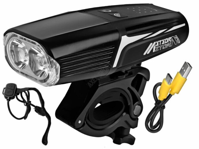 Moon Meteor Storm PRO 2000 Lümen USB Bisiklet Ön Lamba - Görsel 2