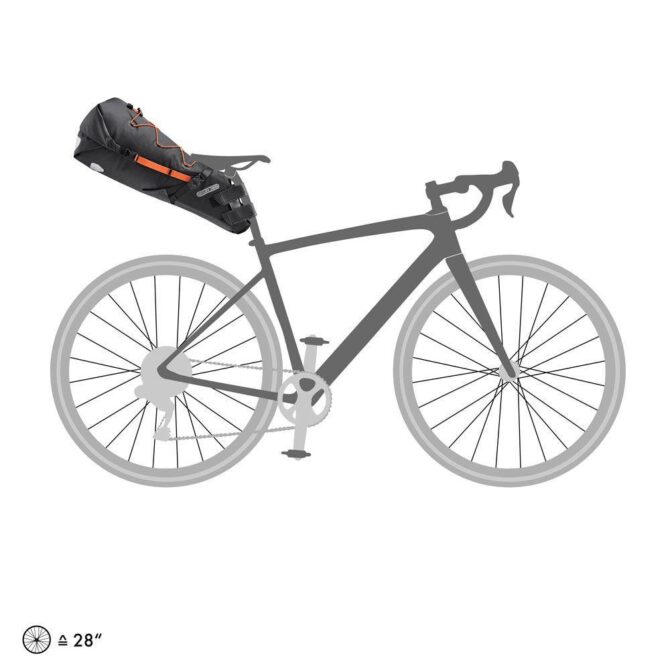 Ortlieb Bikepacking Gravel Sele Altı Çanta 16.5L Mat Siyah F9902 - Görsel 5
