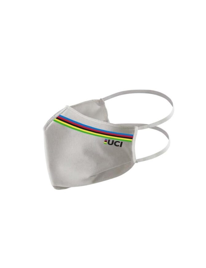 Santini Uci Yüz Maske Beyaz - Görsel 5