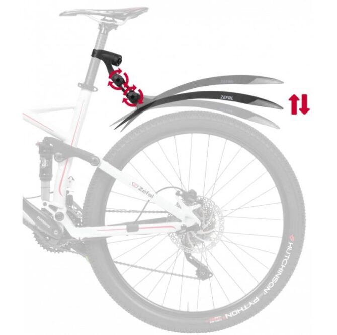 Zefal Deflector RM90+ Mtb Plastik Arka Çamurluk - Görsel 2