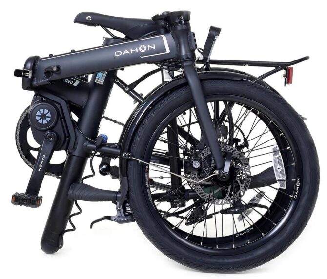 2025 Dahon Unio E20 Disk Elektrikli Katlanır Bisiklet Siyah - Görsel 3