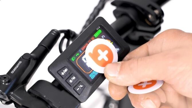 2025 Alba Fold 2 Katlanır Elektrikli Bisiklet LCD NFC Göstergeli Siyah - Görsel 5