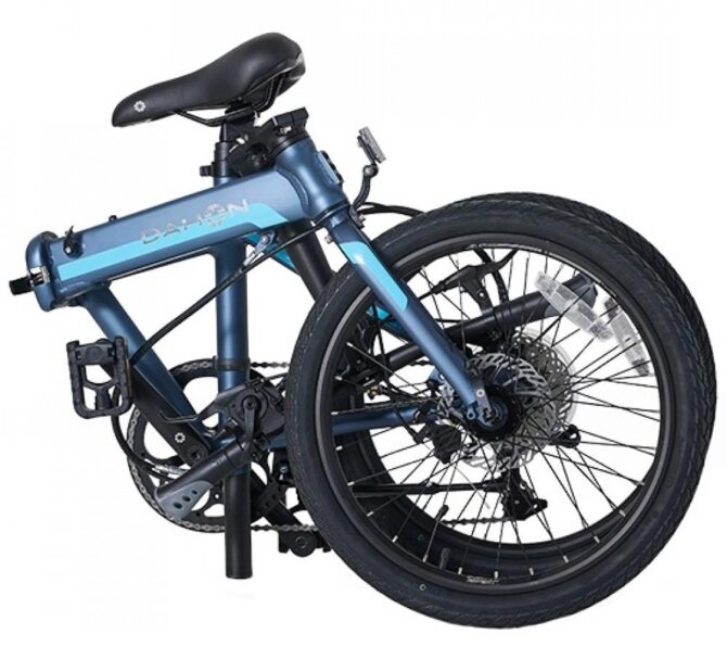 2025 Dahon Hemingway D9 Disk Katlanır Bisiklet Mavi - Görsel 3