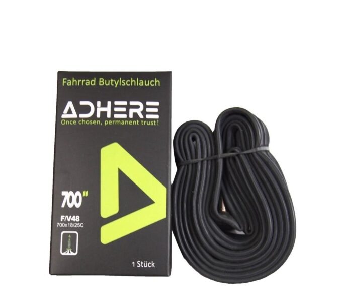 Adhere 700x18/25C FV 48mm İnce Sibop Bisiklet İç Lastik