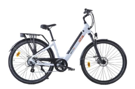 Alba City 2 Premium Elektrikli Şehir Bisikleti H Disk 12.8 Ah LCD Gösterge Beyaz
