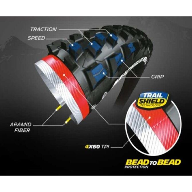 Michelin Wild AM Tri-Compound 27.5x2.60 Performance Line Katlanır Lastik - Görsel 2