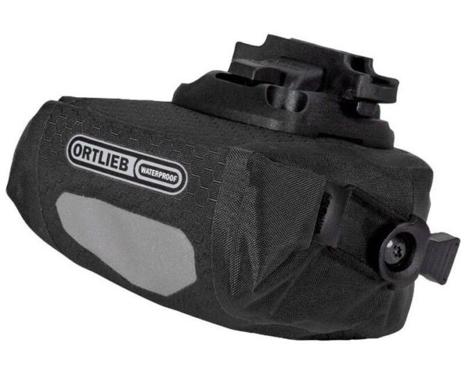 Ortlieb F9664 Saddle-Bag Micro Two Sele Altı Çanta 0.5L Mat Siyah (Su Geçirmez)