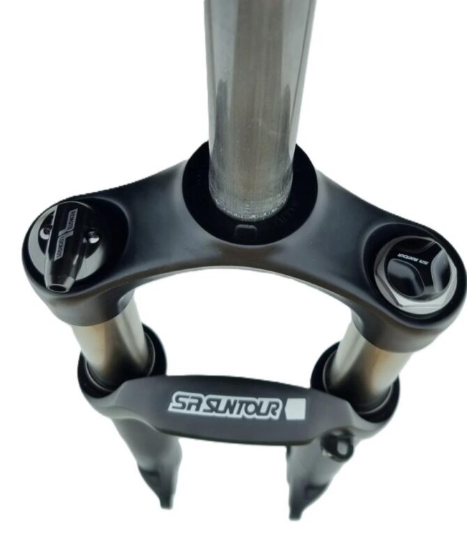 SR Suntour 27.5 SF14 XCR- RL Air 1.1/8'' QR Disk Havalı G.Kilit Ön Maşa 100mm M.Siyah - Görsel 2