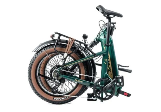 Torc T1F H Disk Elektrikli Katlanır Bisiklet Fat Bike Yeşil - Görsel 2