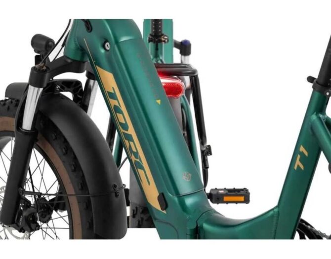 Torc T1F H Disk Elektrikli Katlanır Bisiklet Fat Bike Yeşil - Görsel 3