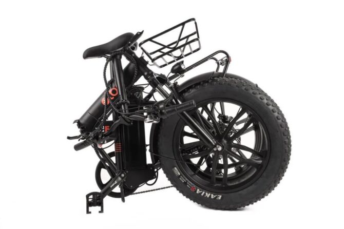 Alba Fold F Fat Bike Elektrikli Katlanır Bisiklet Orman Yeşili - Görsel 4