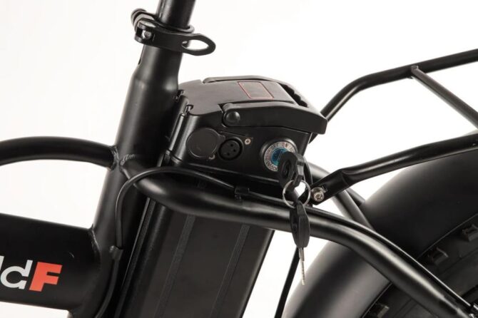 Alba Fold F Premium Fat Bike Elektrikli Katlanır Bisiklet Siyah - Görsel 3