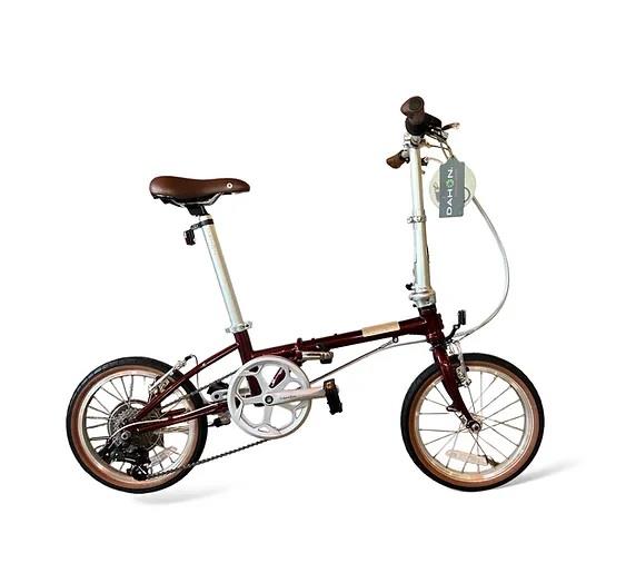 2025 Dahon Boardwalk D7 16 Jant Katlanır Bisiklet Bordo