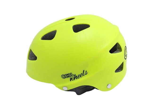 Cool Wheels Çocuk Bisiklet Kaskı Neon Sarı - Görsel 3