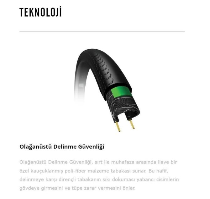 CST C1808 Recourse EPS 700x28 Zırhlı Dış Lastik - Görsel 2