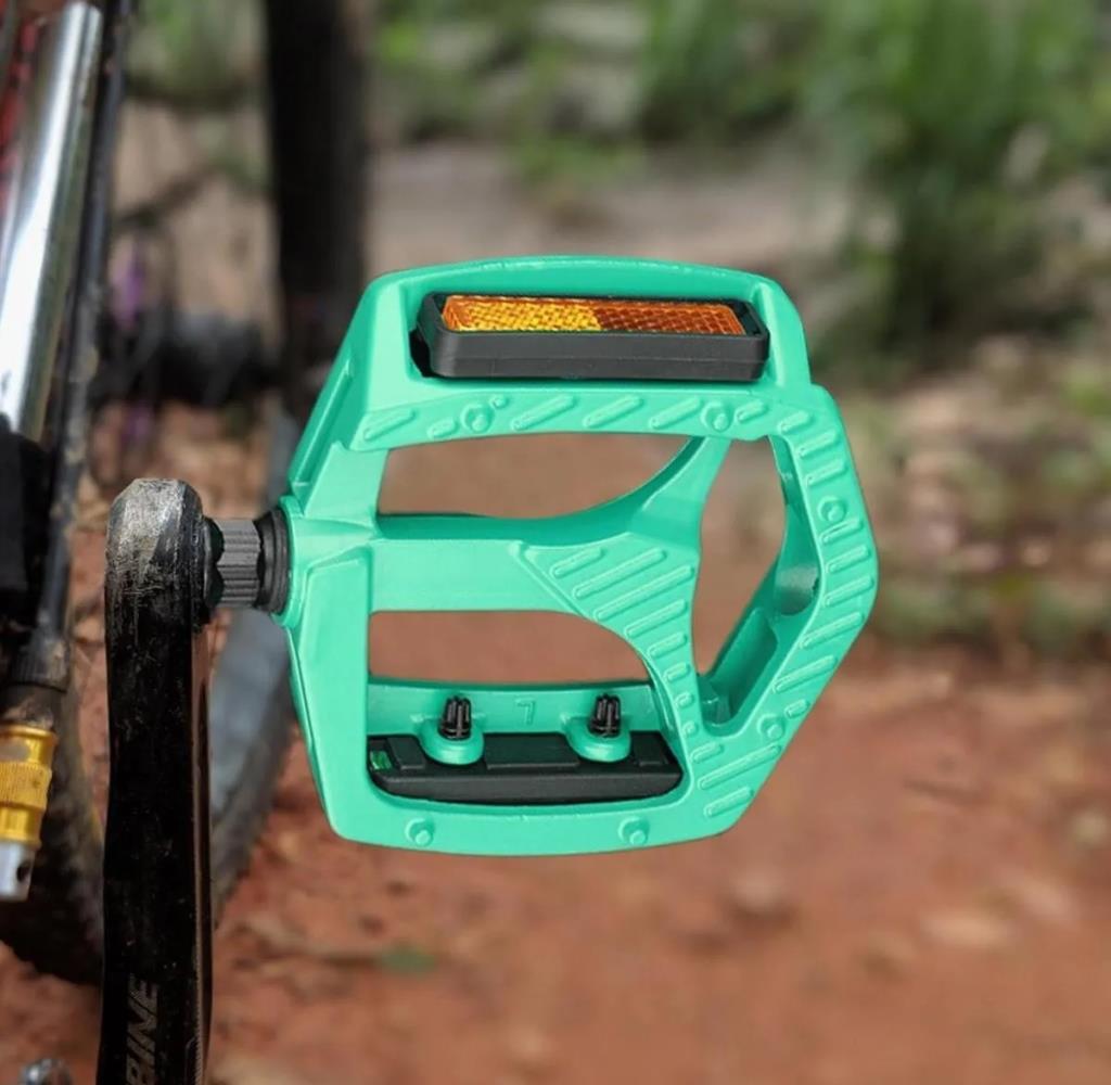 Forte GT 1809 Bilyalı Alüminyum Pedal Turkuaz - Görsel 2