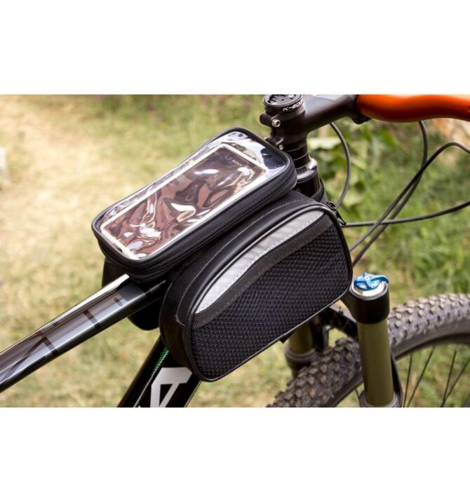 Procycle PC-250 Telefonlu Kadro Üstü Heybe Çanta (Sert) - Görsel 5