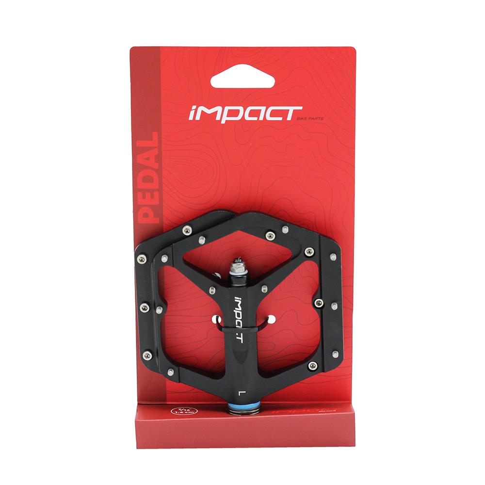 Impact CLUT Alüminyum Rulmanlı Çivili Pedal Siyah - Görsel 2
