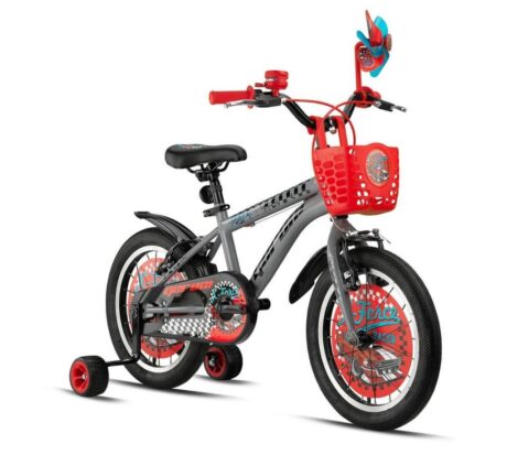 2026 Geroni X-Force 16 Jant Çocuk Bisikleti Nardo Gri/Turuncu