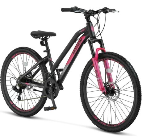 2026 Ümit Motion Lady 2D M Disk 26 Jant Bisiklet Siyah-Pembe