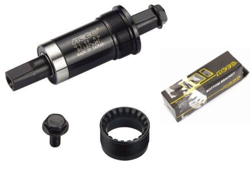 Neco B910 Rulmanlı Bisiklet Orta Yatak Kaset Göbek 122.5 mm - Görsel 2