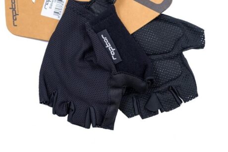 Raptor Cırtsız Silikon Jelli Destekli Bisiklet Eldiveni Siyah