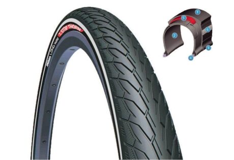 Rubena Mitas Flash 24x1.90 Bisiklet Dış Lastik ST+RS 3mm Zırhlı