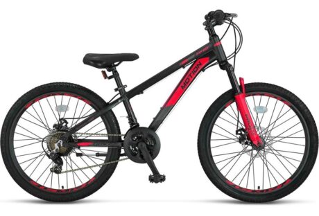 Ümit Motion 2D M Disk 24 Jant Çocuk Bisikleti Siyah-Kırmızı
