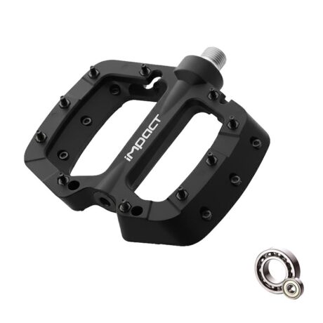 Impact COMP 2 Plastik Çift Rulmanlı Trial Bmx Platform Çivili Pedal Siyah