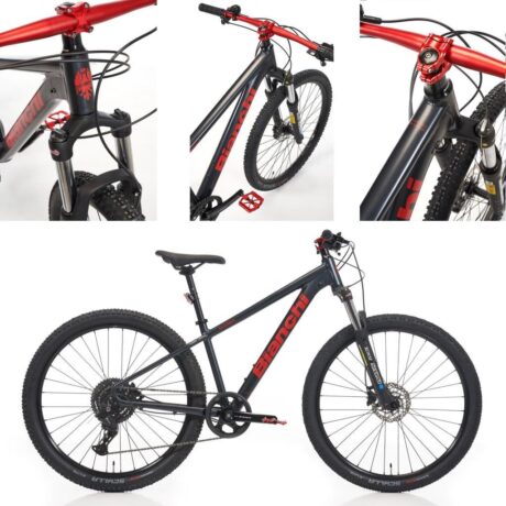 2026 Bianchi Magma 27.X Essa 27.5 Jant Bisiklet Siyah/Kırmızı