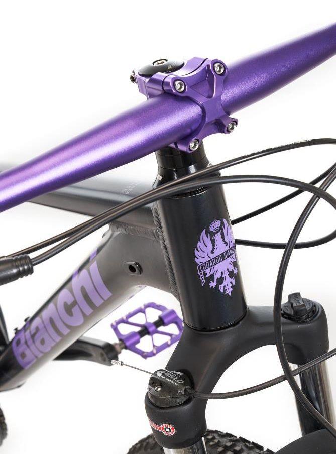 2026 Bianchi Magma 27.X Essa 27.5 Jant Bisiklet Siyah/Mor - Görsel 3