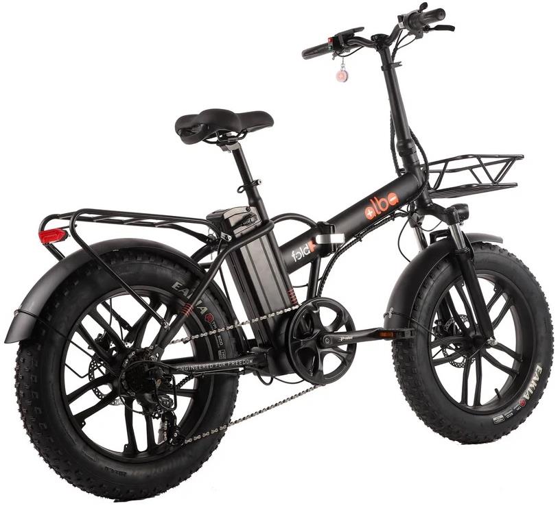 Alba Fold F Fat Bike Elektrikli Katlanır Bisiklet Siyah - Görsel 3