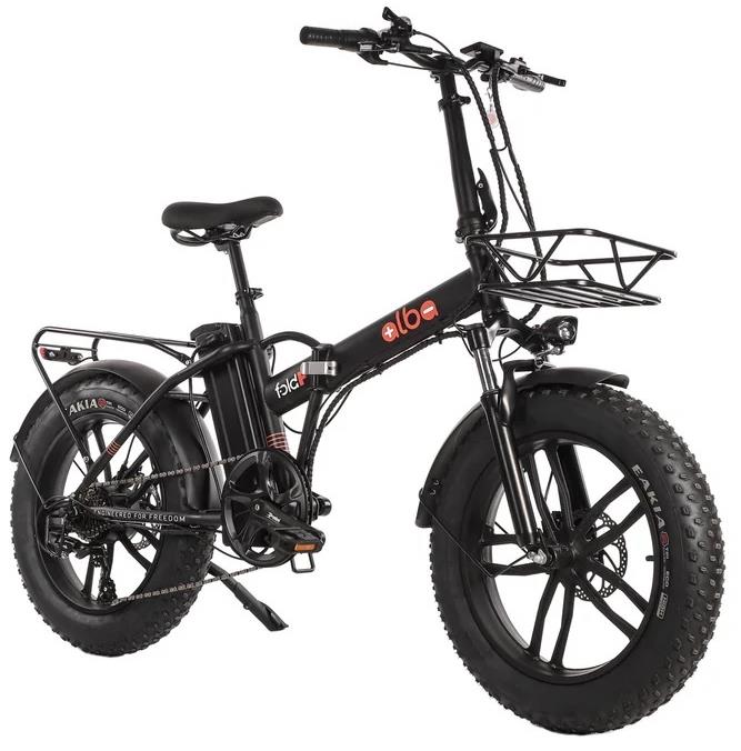 Alba Fold F Fat Bike Elektrikli Katlanır Bisiklet Siyah - Görsel 4