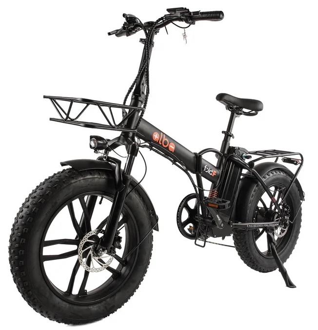 Alba Fold F Fat Bike Elektrikli Katlanır Bisiklet Siyah - Görsel 5