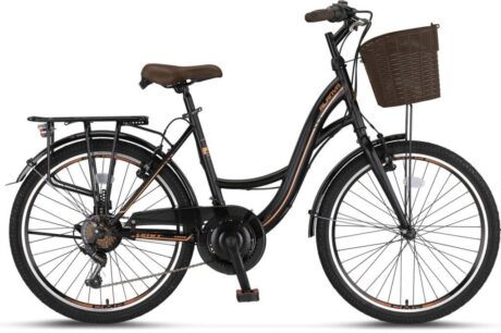 Ümit Alanya 24 Jant Çocuk Şehir Tur Bisikleti Siyah