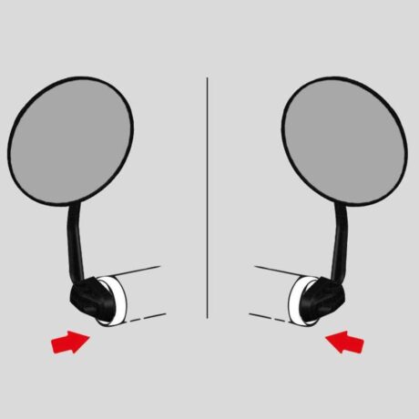 Lexis Flank 76 Geniş Açılı Bisiklet Gidon Bağlantılı Ayna