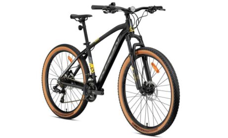 2026 Kron XC 100 H Disk 26 Jant Bisiklet Mat Siyah/Füme/Sarı