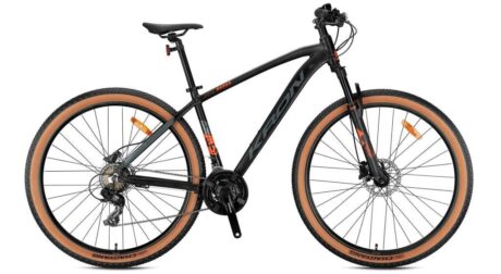 2026 Kron XC 100 H Disk 26 Jant Bisiklet Mat Siyah/Füme/Turuncu