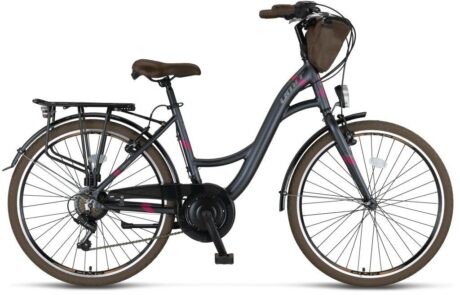 2026 Ümit Valencia 26 Jant Klasik Şehir Tur Bisikleti Antrasit/Pembe