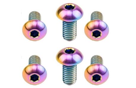 AYD Rainbow Oilslick Rotor Vidası 6 Lı M5x10