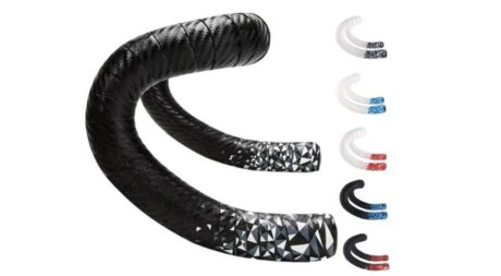 Briviga 3mm PU+EVA Bisiklet Gidon Bandı Siyah-Kırmızı (Üç Renkli)