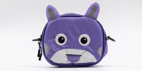 Kron Hydra Kız Çocuk Bisikleti Ön Çanta Mor/Beyaz Omuz Askılı