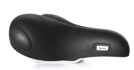 Selle Royal Sky Mokka Unisex Yaylı Geniş Rahat Bisiklet Sele Siyah