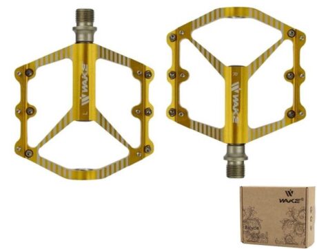 Wake Rulmanlı Alüminyum Pedal Kamuflaj Desen Sarı