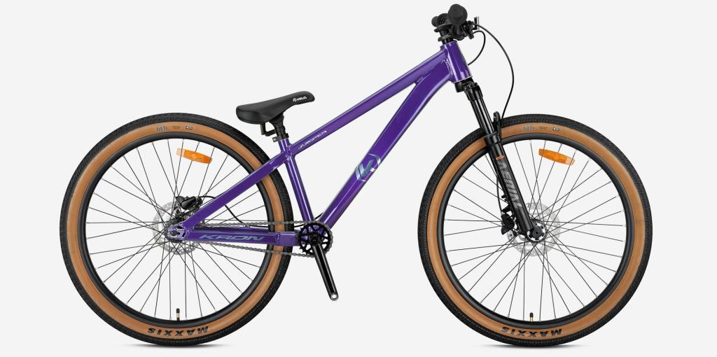 2026 Kron JUMPER 26 Dirt Jump Single Speed Bisiklet Mor